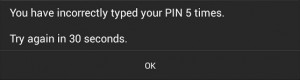 Android-PIN-error-message