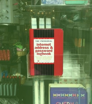Really? A notebook to write down your passwords in, sold by Amazon?