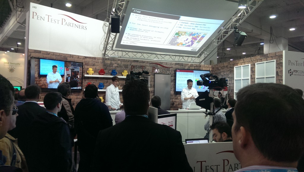 Shameless self promotion – Pen Test Partners at Infosecurity Europe 2014