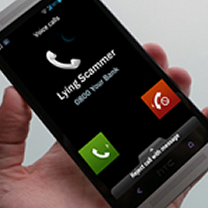 The spoofed number phone call scam