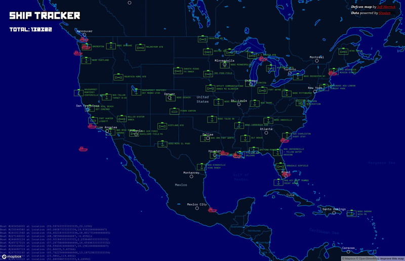 Tracking & hacking ships with Shodan & AIS