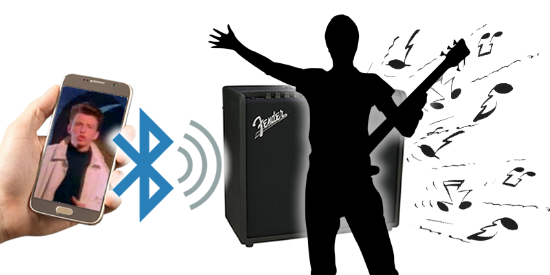 Hijacking & rick rolling a smart guitar amp