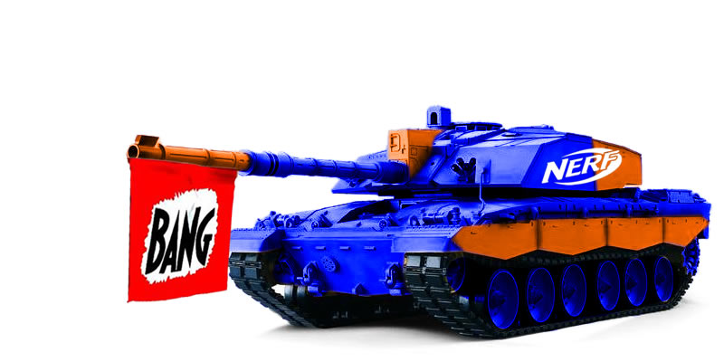 Hacking an assault tank… A Nerf one