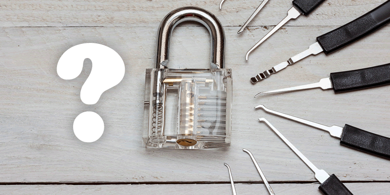 No need for lock picking tools