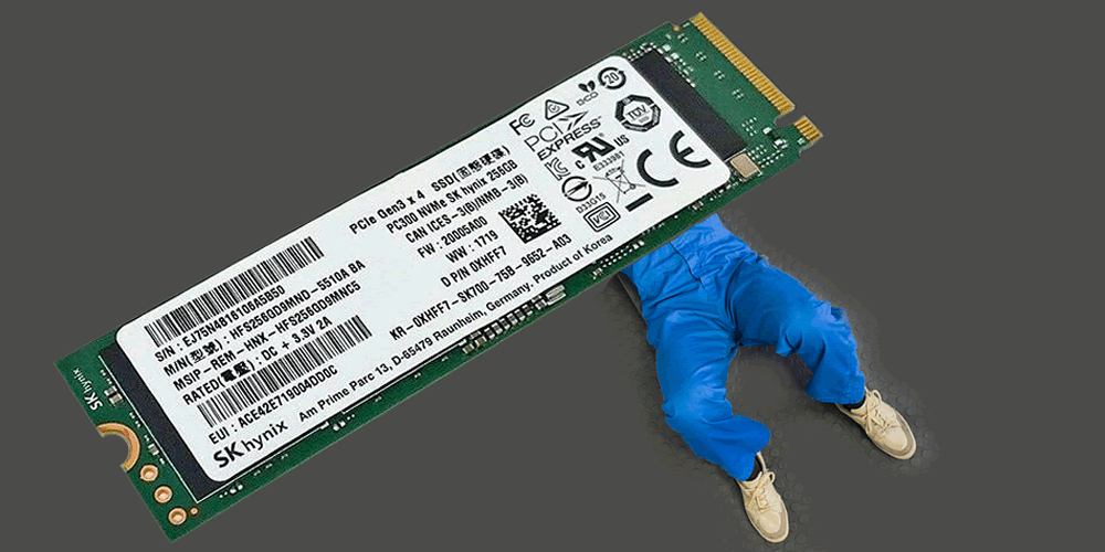 Walkthrough. Investigating an SSD