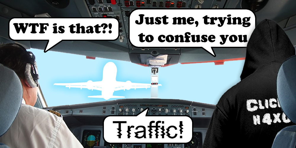 Jeopardising aircraft through TCAS spoofing