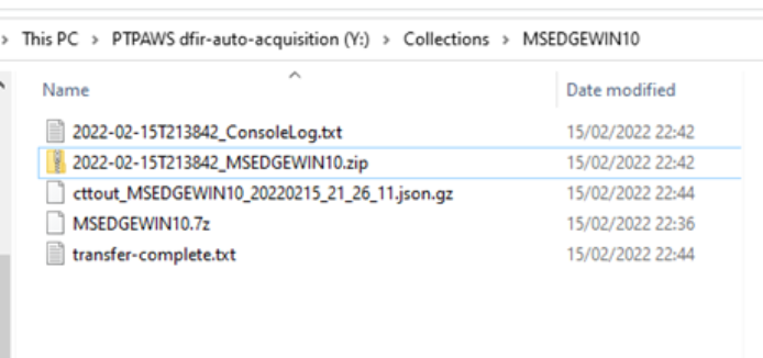 Digital Forensics acquisition
