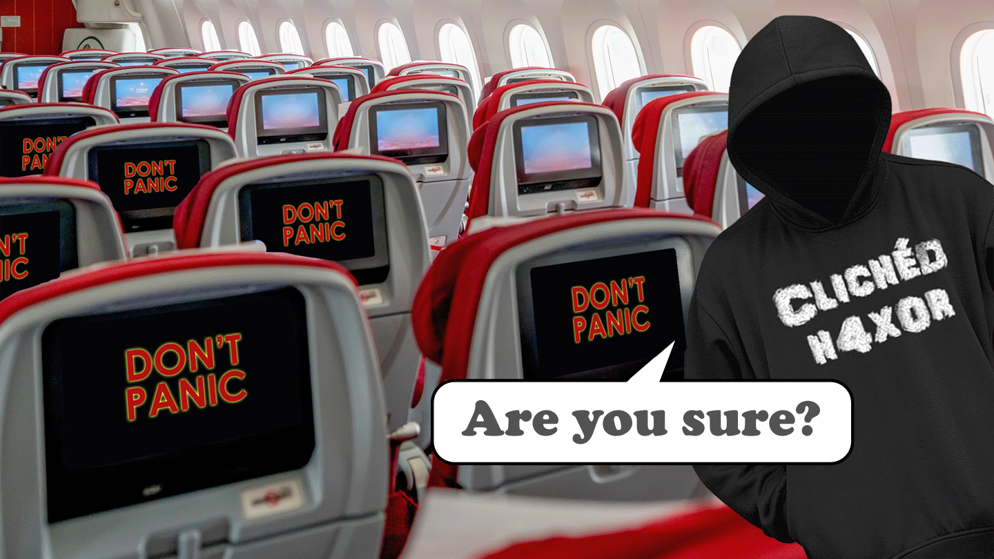 Causing incidents with in-flight entertainment systems