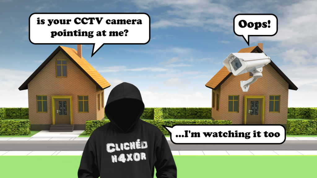 Domestic CCTV and audio recording
