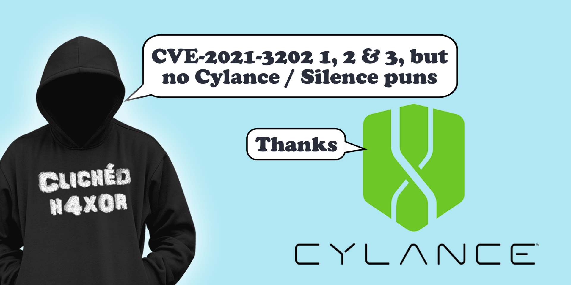 Pun-free Cylance vulnerability, fixed