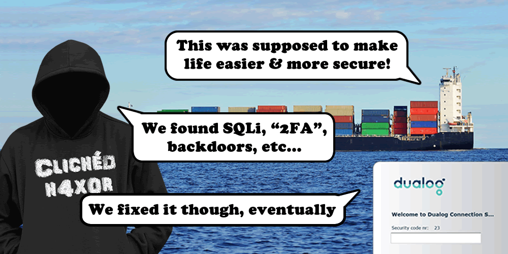 Serious Vulnerabilities in Dualog Connection Suite