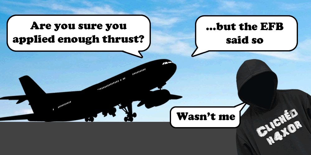 EFB Tampering 3. Take-off pt2