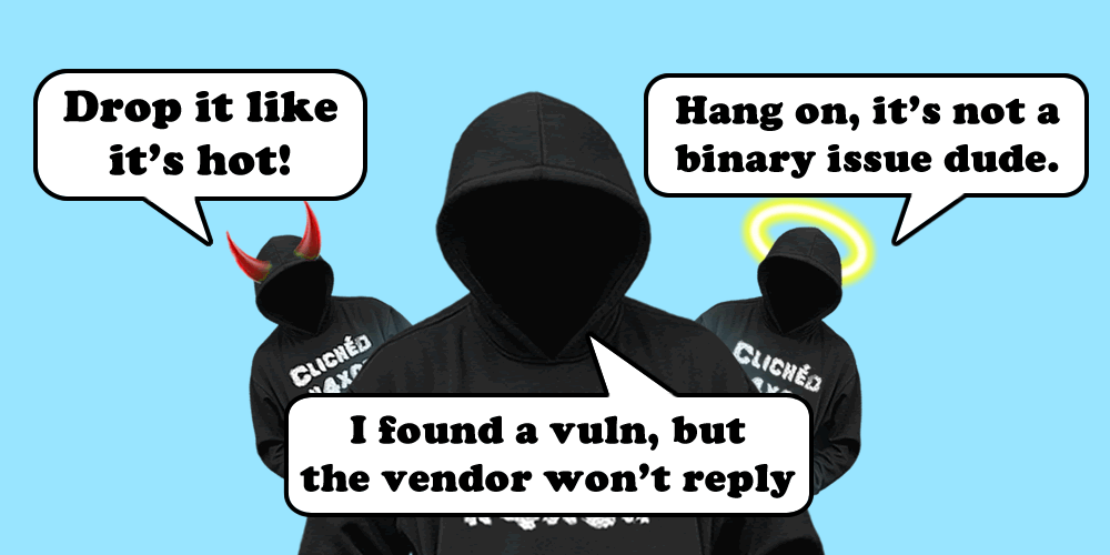 Ethical dilemmas with responsible disclosure