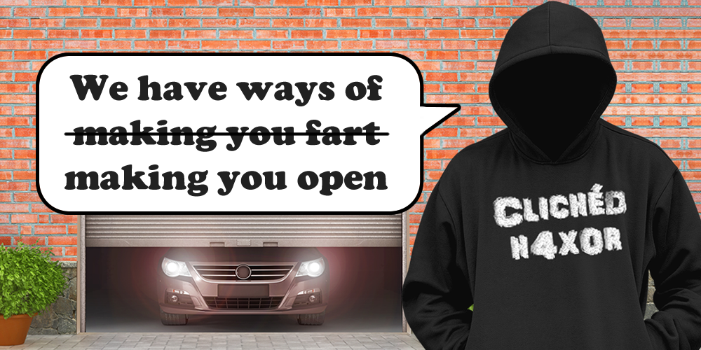 Pwning smart garage door openers