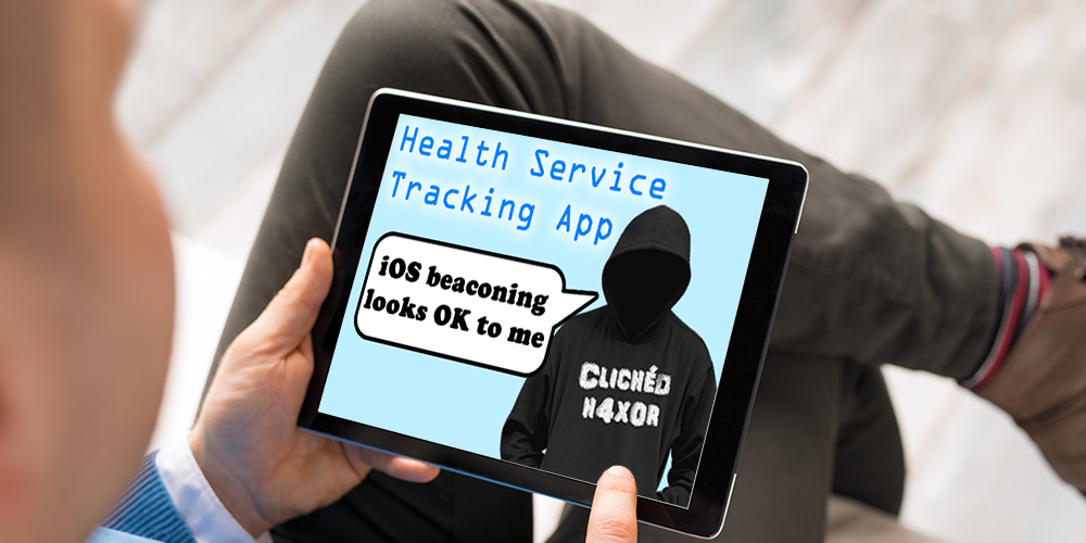 Short beacon analysis on the NHS iOS Tracking application