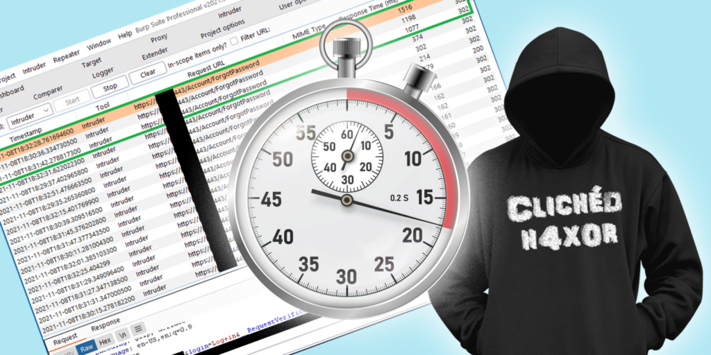 Time based username enumeration