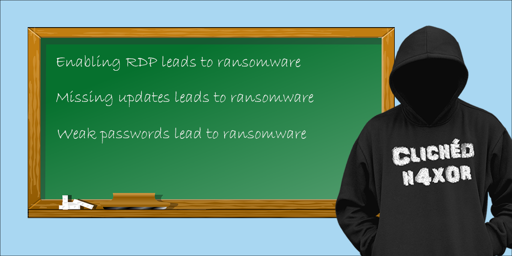 Germ-term, but all year. How criminals are hacking schools