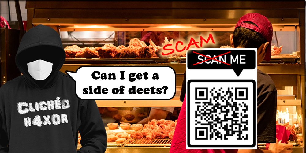 What the cluck?! Cyber hygiene when eating out.