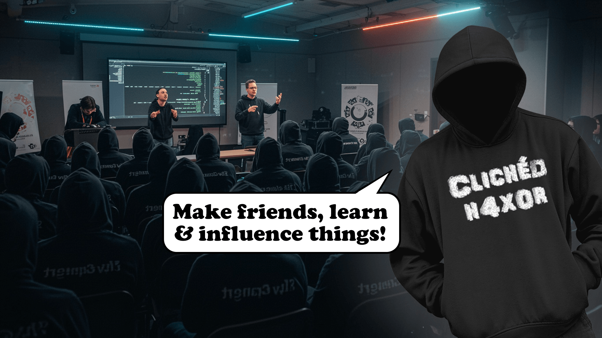 Cybersecurity communities. Small hacker groups, big impact