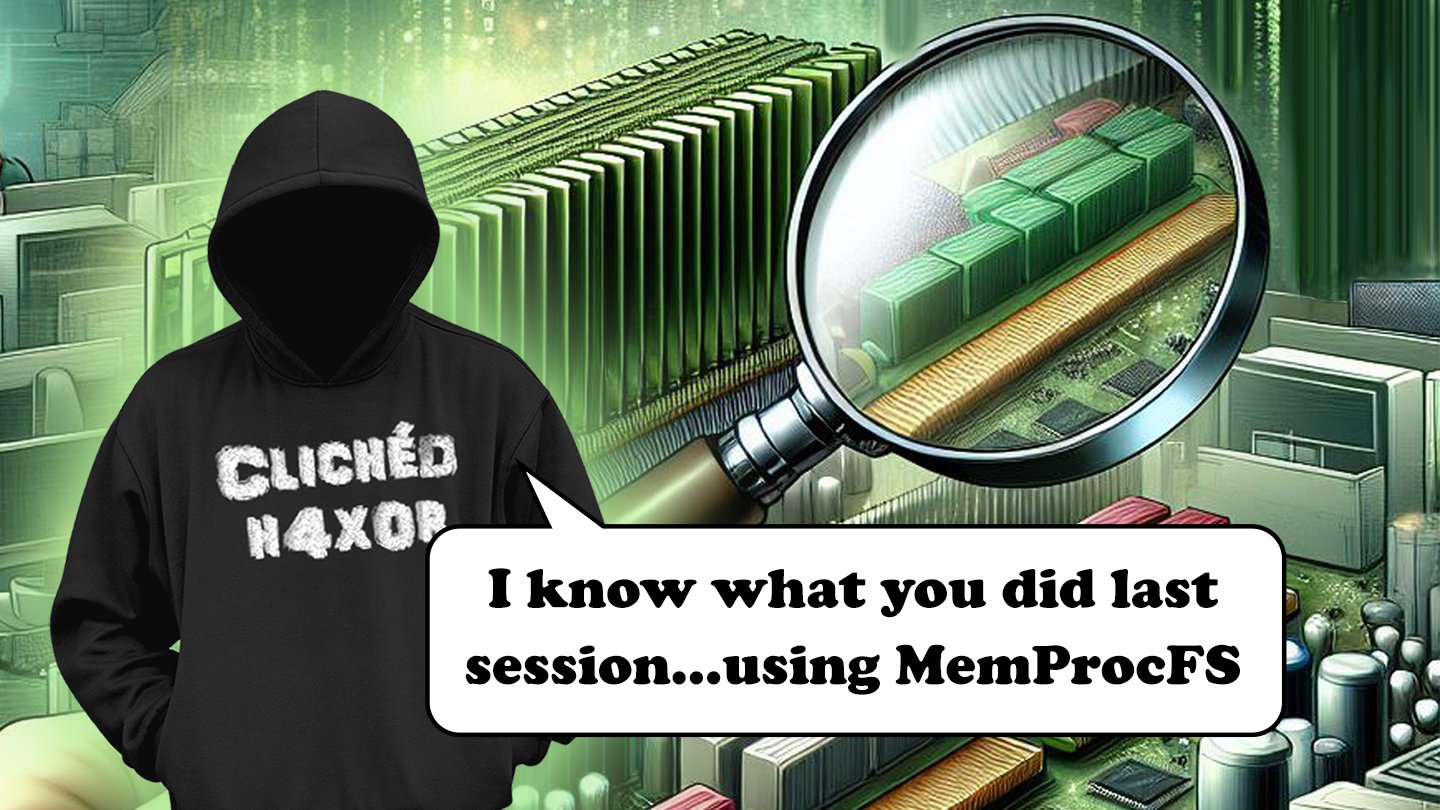 Mounting memory with MemProcFS for advanced memory forensics