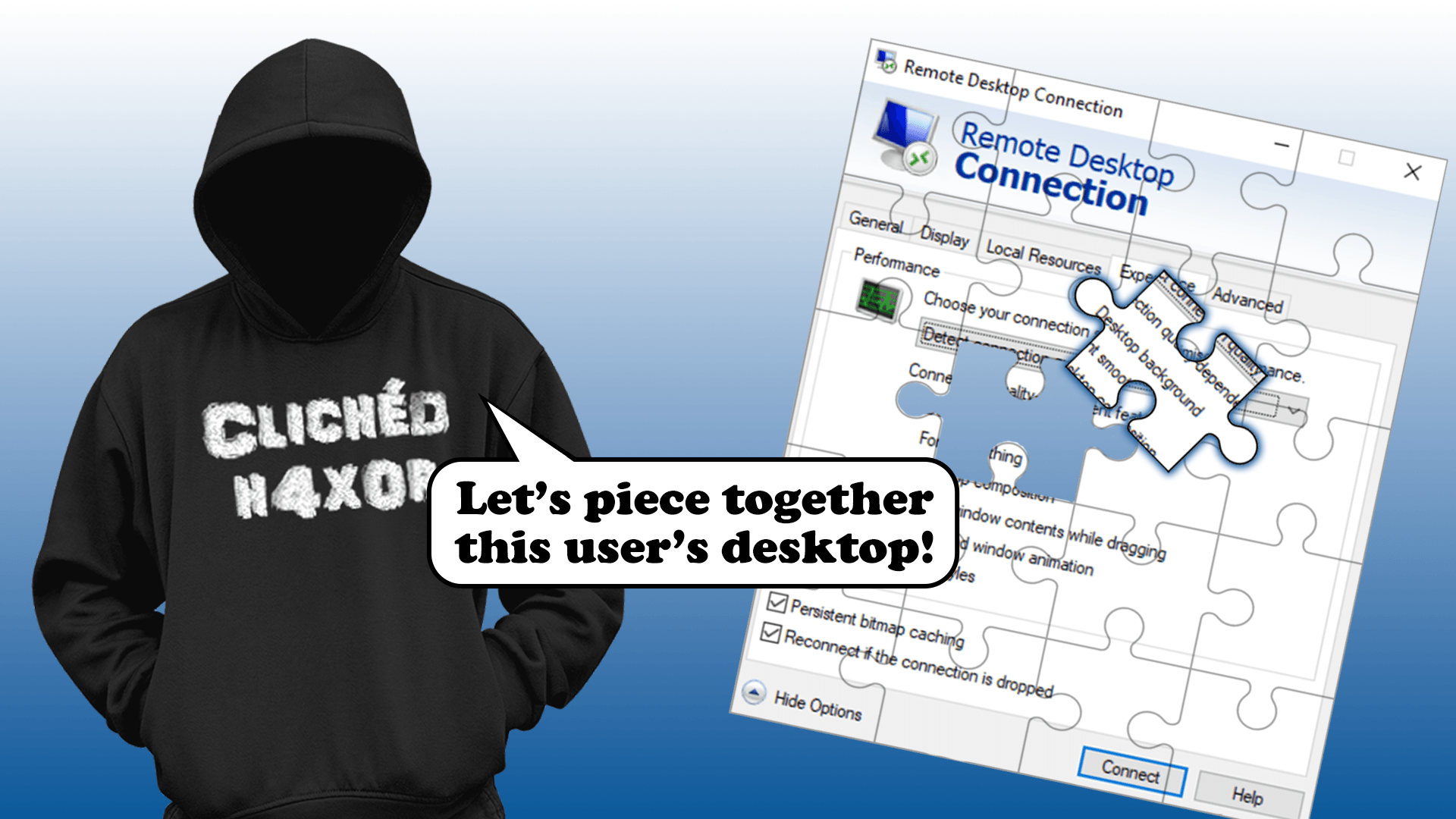 The remote desktop puzzle. DFIR techniques for dealing with RDP Bitmap Cache