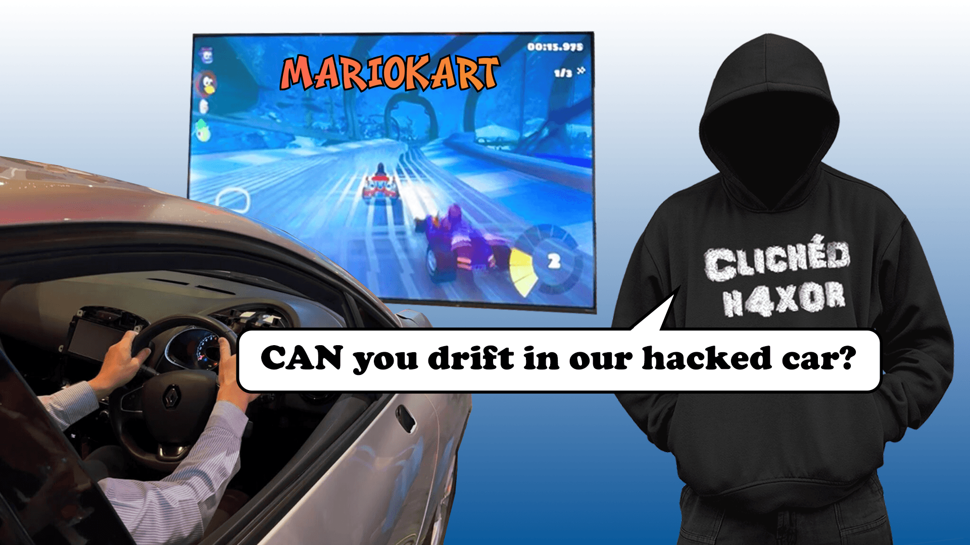How we turned a real car into a Mario Kart controller by intercepting CAN data