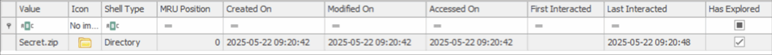DFIR tools and techniques for tracing user footprints through Shellbags ...