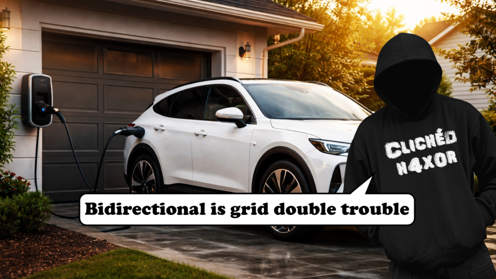 EV batteries as grid infrastructure and the security risk that follows 