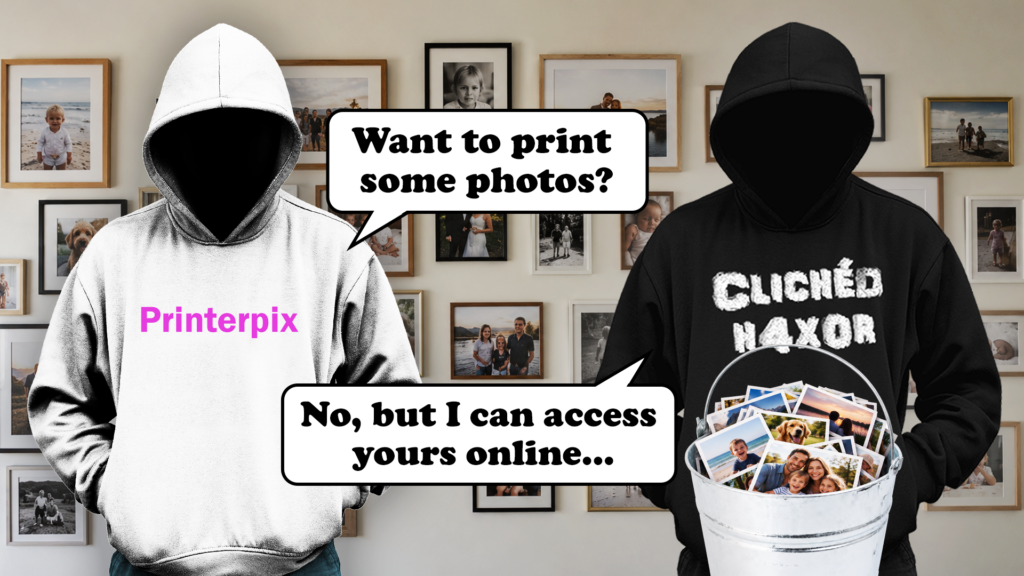 Printerpix and the not so private photo album 